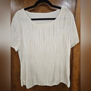 Elegant Cream Women's Top
